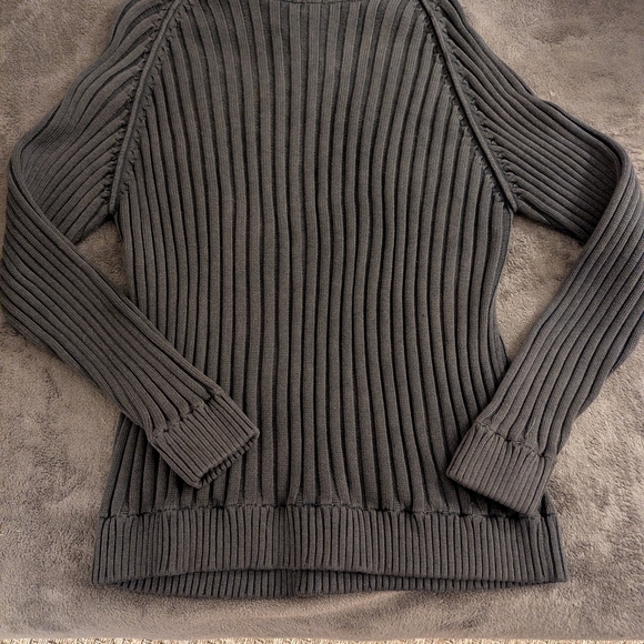 Levi's Sweaters - NWT Levi's 💯 Cotton Charcoal Ribbed Crew Neck Sweater Size XL